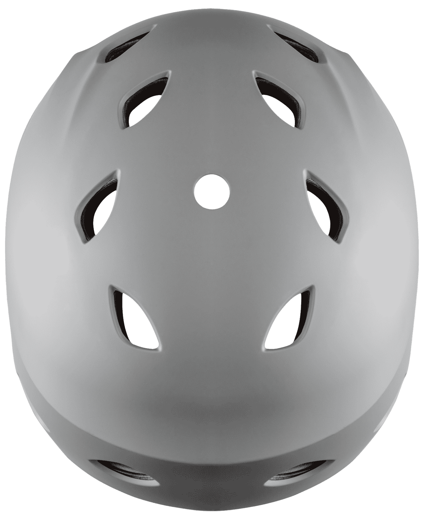 Top view of Gray Off Roading Helmet