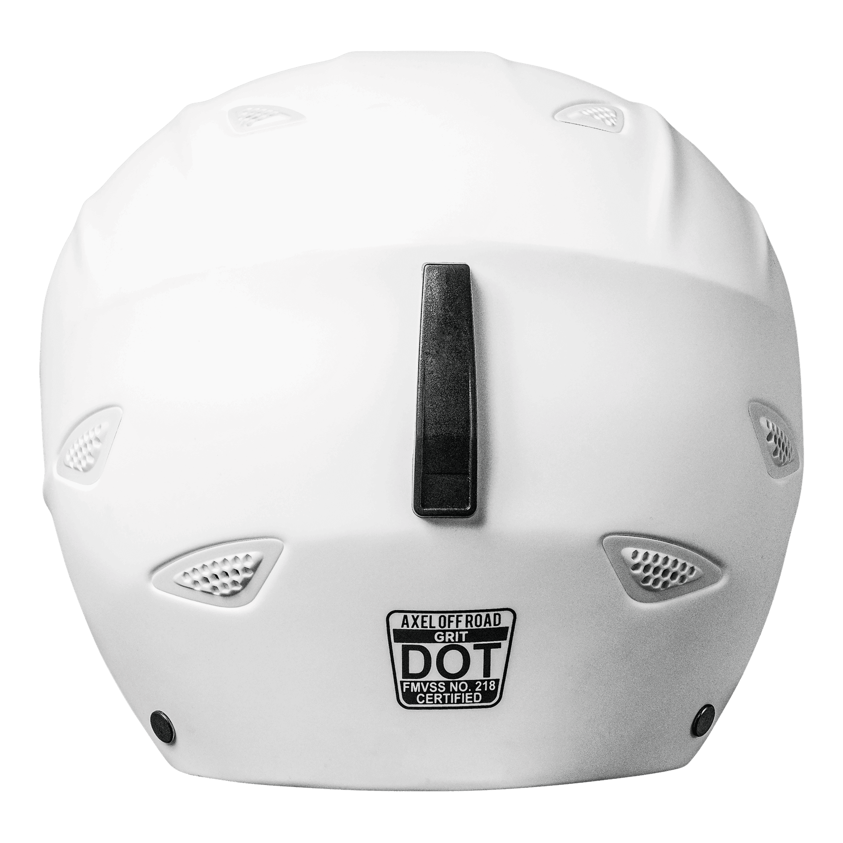 AXEL Off Road and On-Road GRIT D.O.T. Helmet - Ash Gray & Moon White