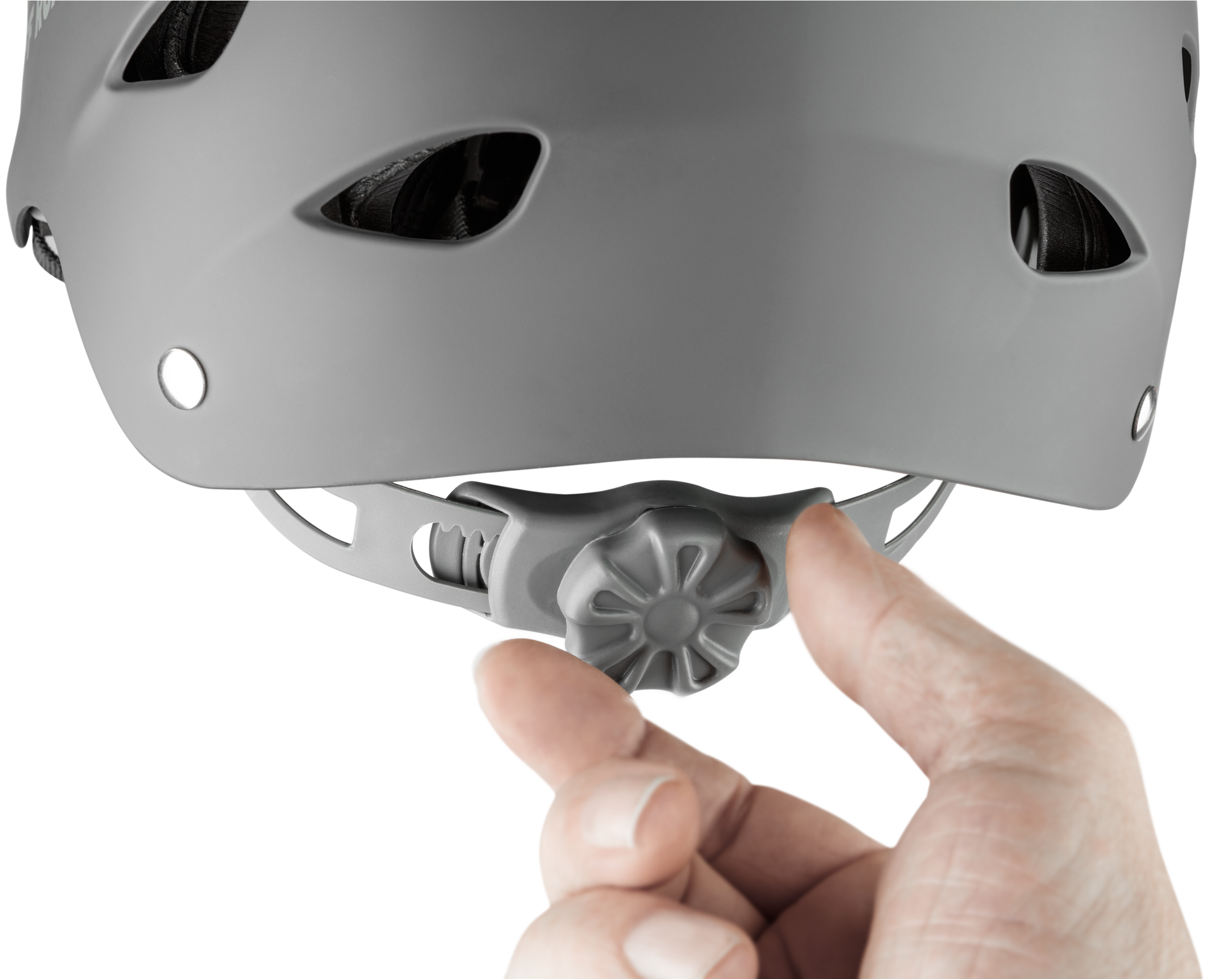 Adjustable dial on Off Roading Helmet