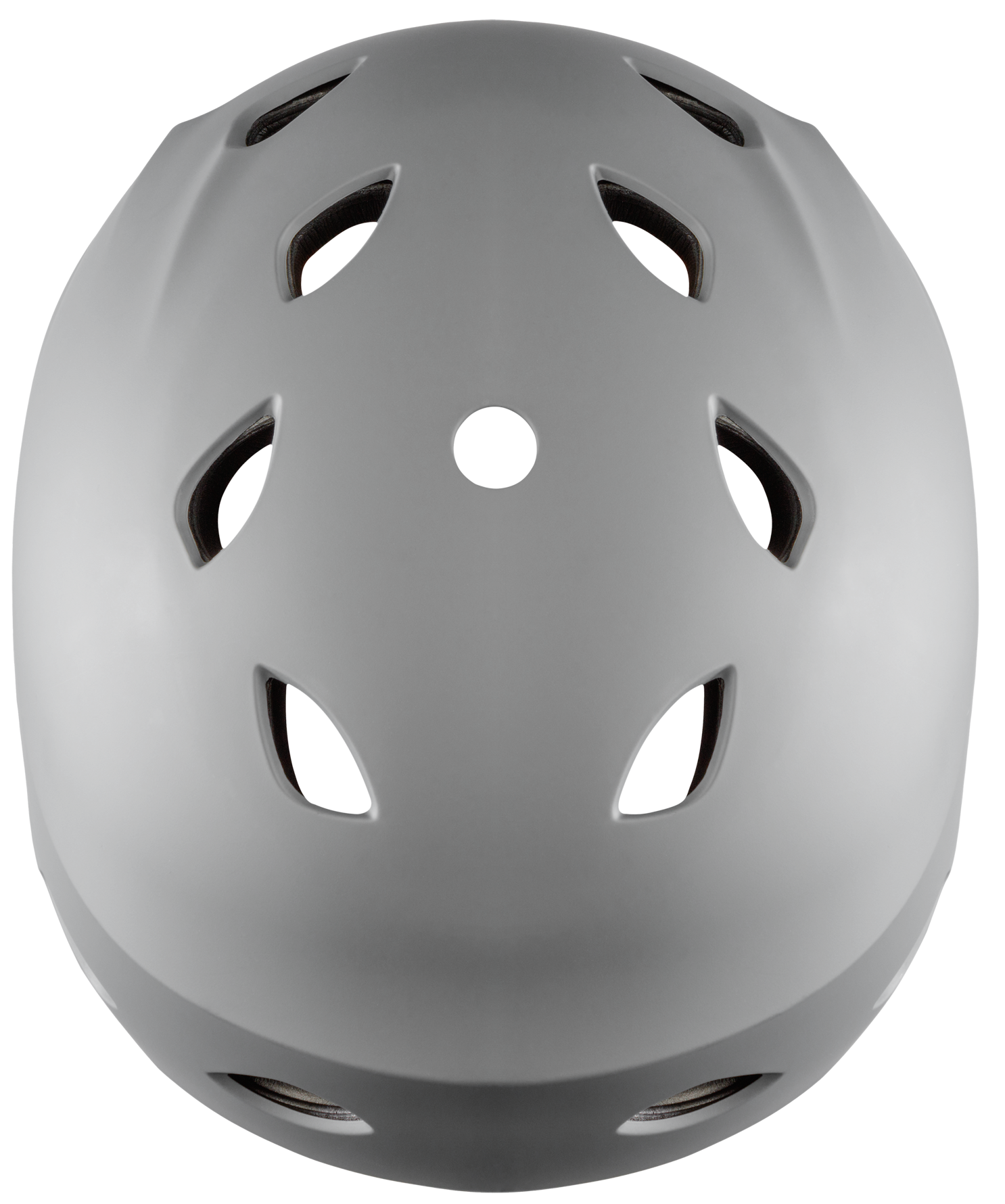 Top view of Gray Off Roading Helmet