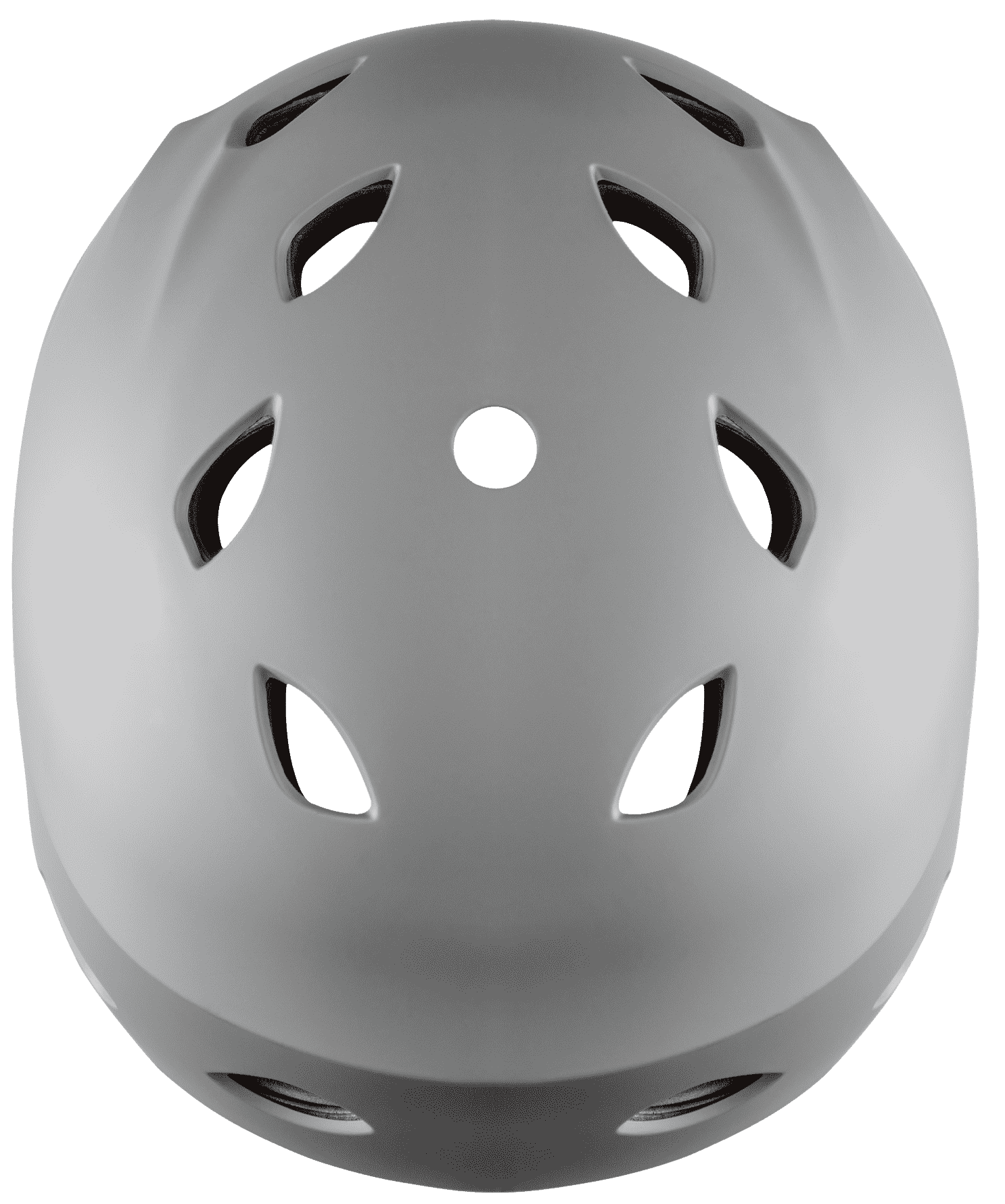 Top view of Charcoal Gray Off Roading Helmet