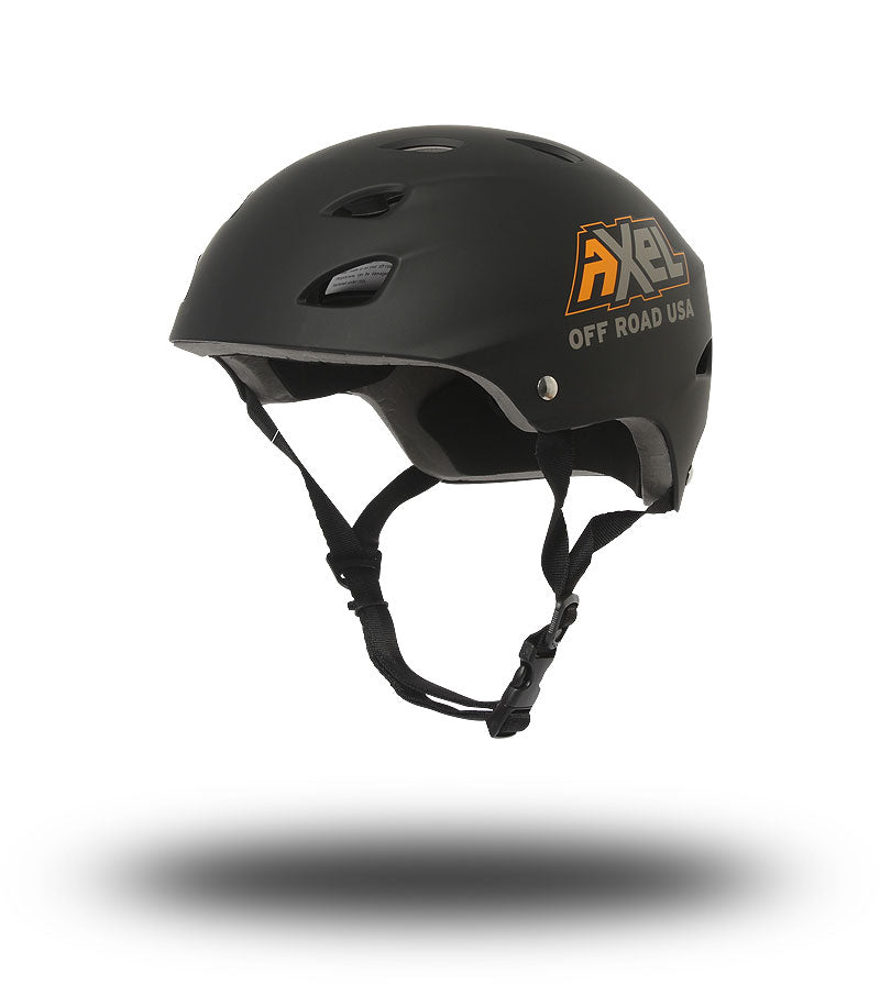 Trail Helmet by Axel Off Road is a long established ABS shell helmet with 17 cooling slots. The top layer of the soft padding can partially removed to conform the fit perfectly to your desired shape and comfort. Make sure its on-board when you go off-road! Offroaders all around the country trust AXEL Off Road helmets. There is nothing that outsmarts this light weight comfort focused protection when you hit the trails.